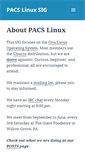 Mobile Screenshot of linux.pacsnet.org