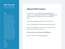 Tablet Screenshot of linux.pacsnet.org